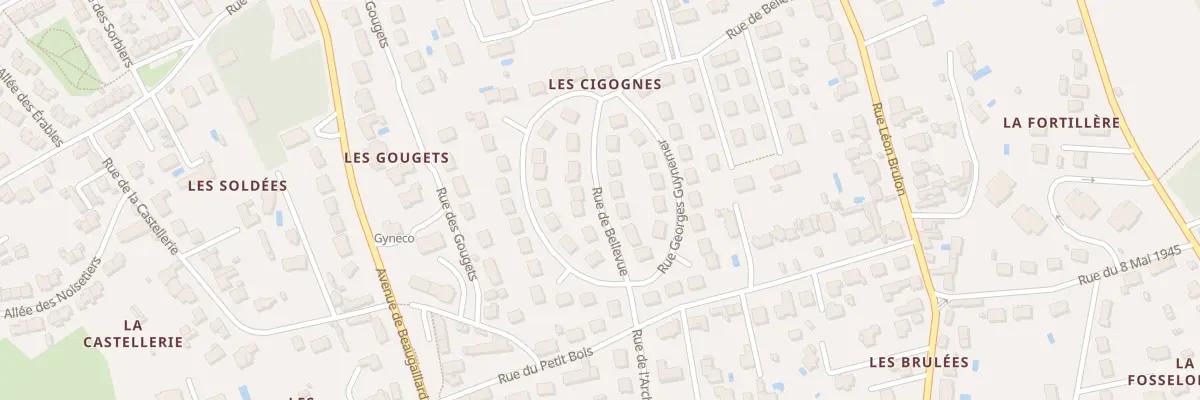 Plan du 14 Rue du commandant tulasne à Saint-Avertin