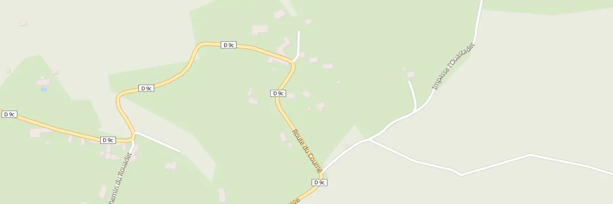 Plan du 1 Le Courne à Aspret-Sarrat