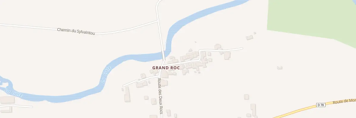 Plan du 123 Grand Roc à Condat-sur-Trincou
