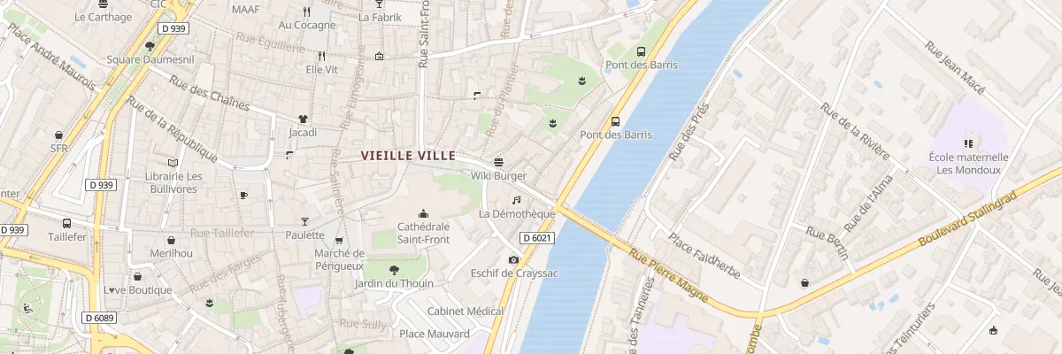 Plan du 17 Av Daumesnil à Périgueux