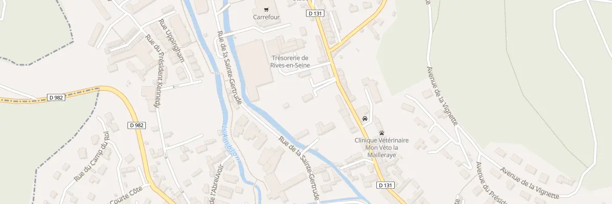 Plan du 43B Rue de la République à Rives-en-Seine