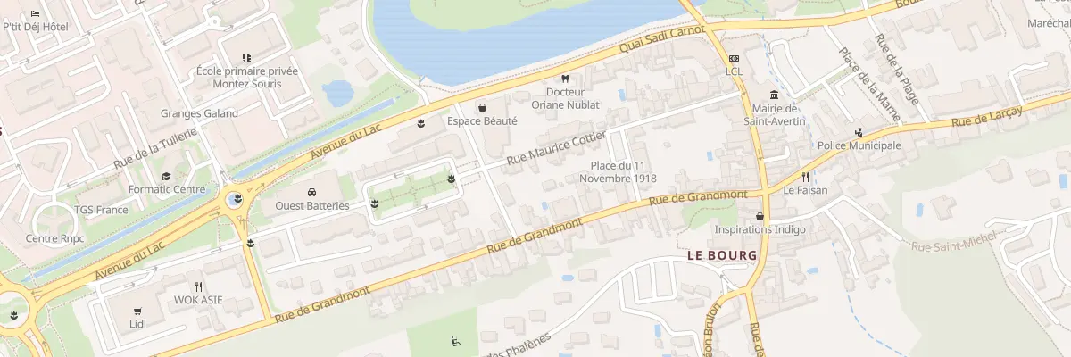 Plan du 26 Rue Maurice Cottier à Saint-Avertin