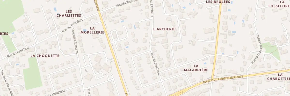 Plan du 1 Rue de la Fosse Primault à Saint-Avertin
