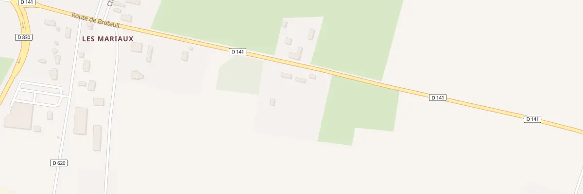 Plan du 26 Rte de Breteuil à Bois-Arnault