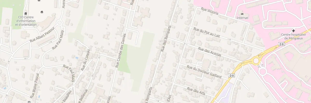 Plan du 71 Rue des Remparts à Périgueux
