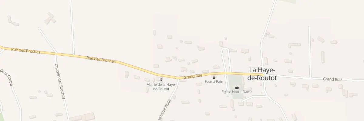 Plan du 5 Grande Rue à La Haye-de-Routot