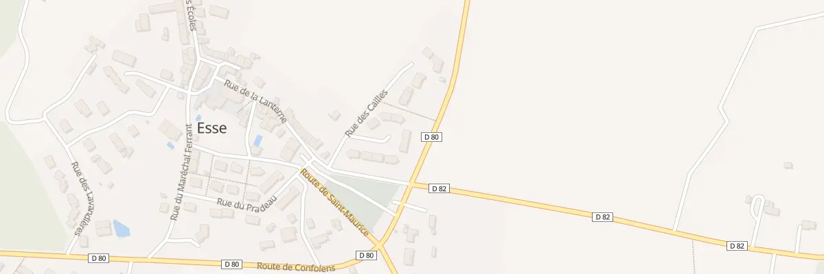 Plan du 4 Rue des Cailles à Esse