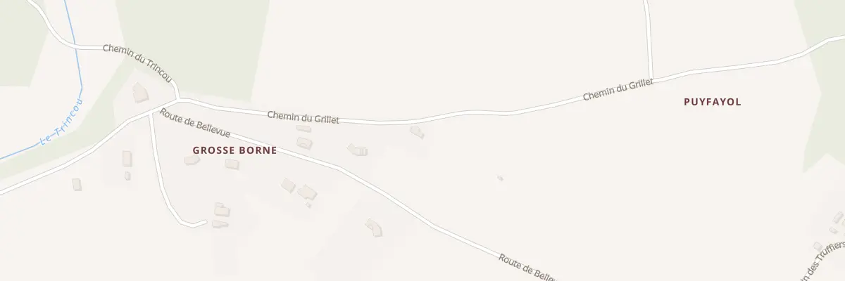 Plan du 86 Puyfayol à Condat-sur-Trincou
