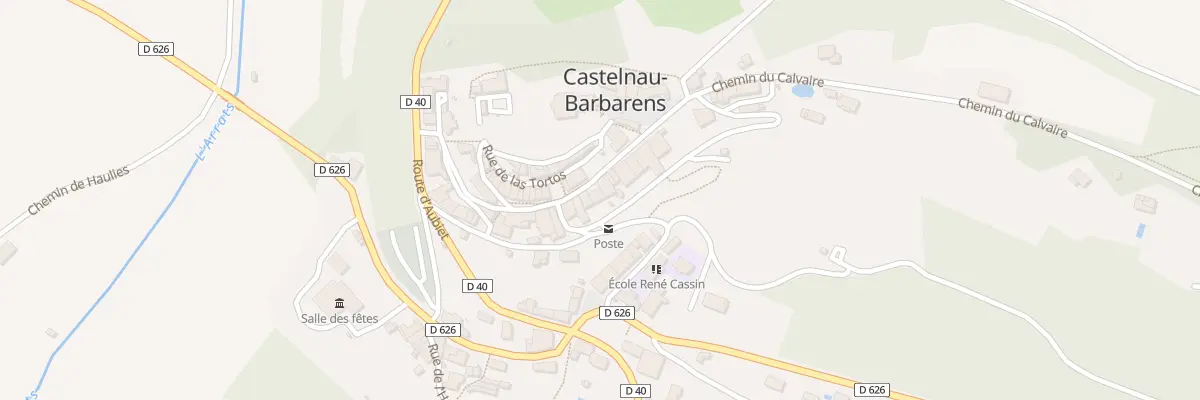 Plan du 15 Rue Longuebrune d’Astarac à Castelnau-Barbarens