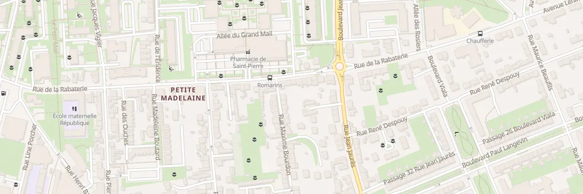 Plan du 8 Rue Maxime Bourdon à Saint-Pierre-des-Corps