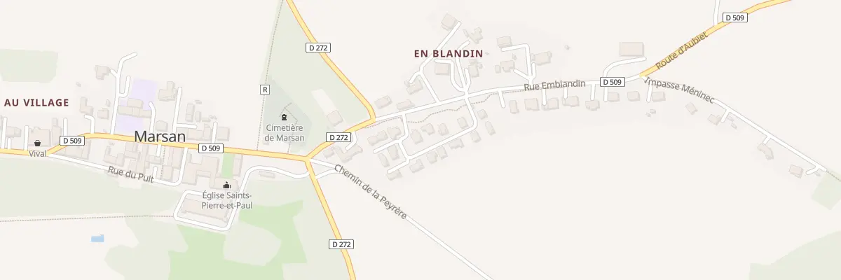 Plan du 108 Rue Meninec à Marsan