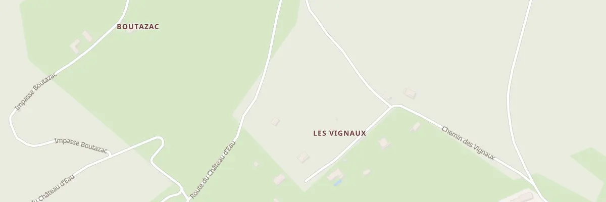 Plan du 790 Che des Vignaux à Vergt