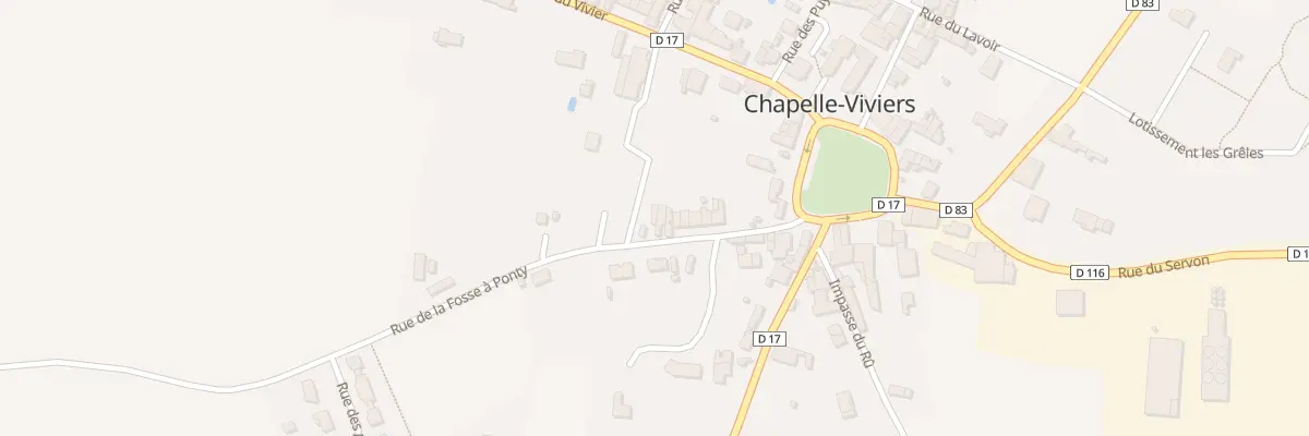 Plan du 12 Rue de la Fosse à Ponty à Chapelle-Viviers