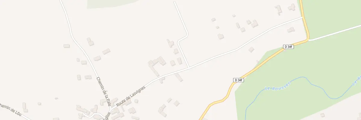Plan du 40B Lasvignes à Régades
