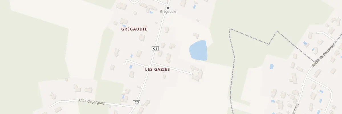 Plan du 58 Rte de Jargues à Sanilhac