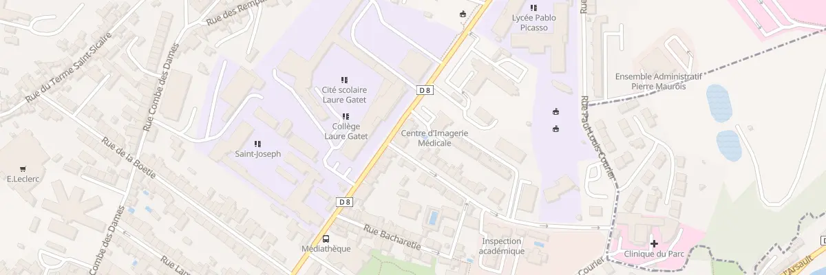 Plan du 36 Av Georges Pompidou à Périgueux