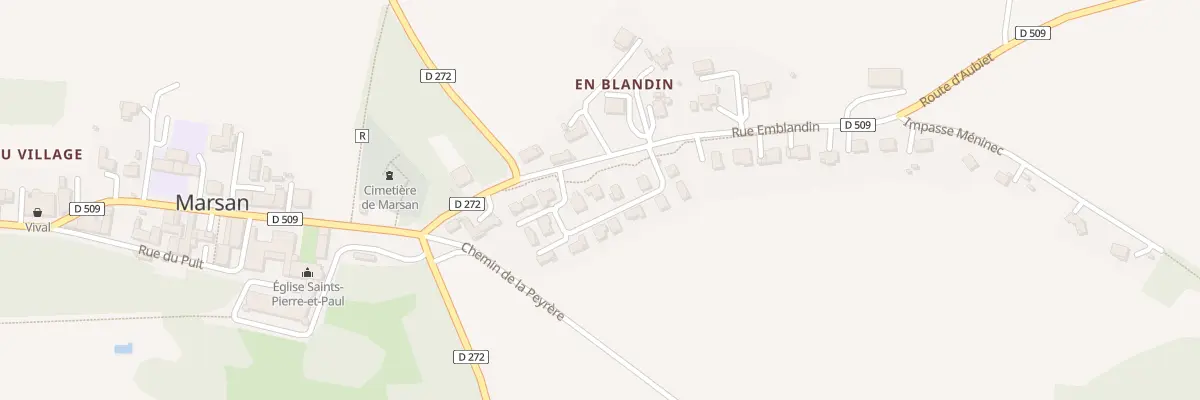 Plan du 90 Rue Meninec à Marsan