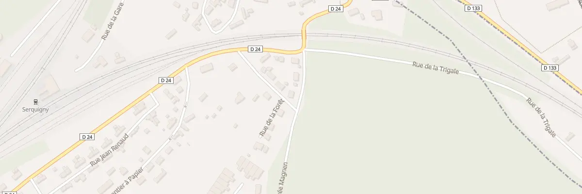 Plan du 5 Rue de la Forêt à Serquigny