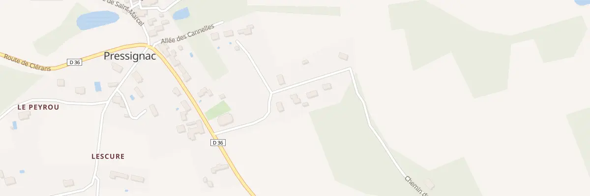 Plan du 32A Le Bourg à Pressignac-Vicq