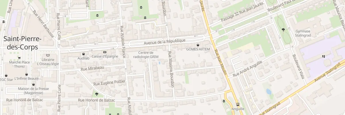 Plan du 44 Rue Maxime Bourdon à Saint-Pierre-des-Corps