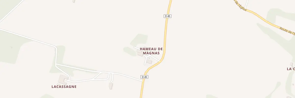 Plan du 5026 Hameau de Magnas à Magnas