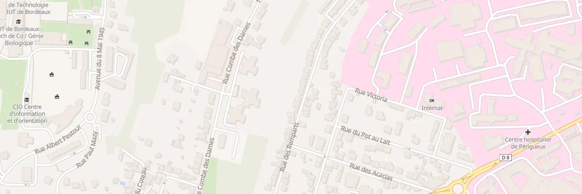 Plan du 97 Rue des Remparts à Périgueux