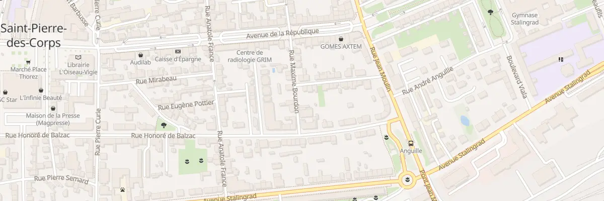 Plan du 46 Rue Maxime Bourdon à Saint-Pierre-des-Corps