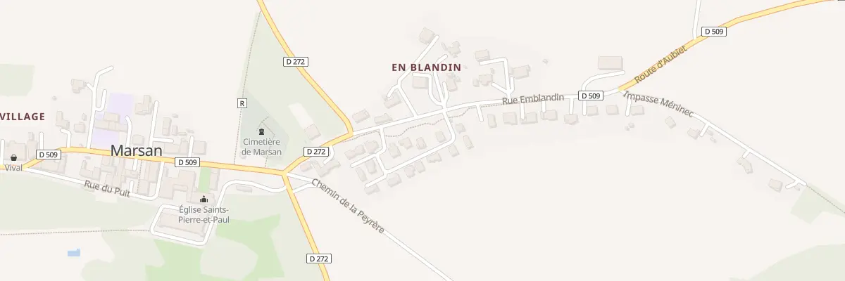 Plan du 72 Rue Meninec à Marsan
