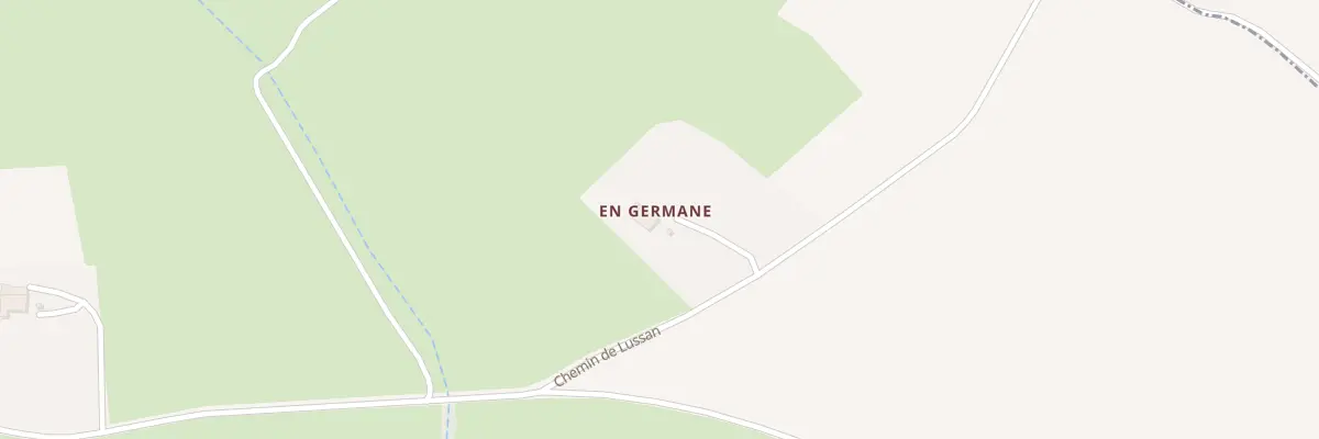 Plan du 943 Che de Lussan à Castelnau-Barbarens