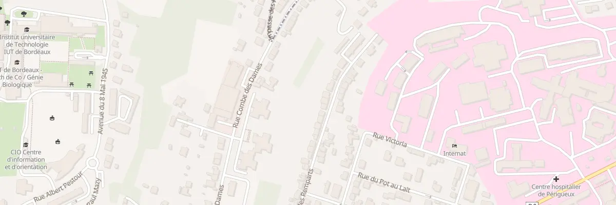 Plan du 109 Rue des Remparts à Périgueux