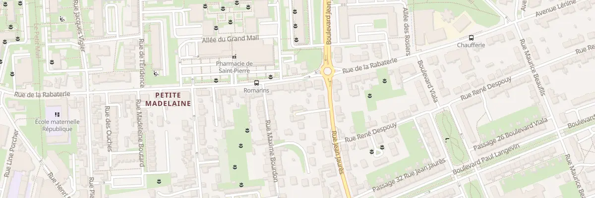 Plan du 61 Rue de la Rabaterie à Saint-Pierre-des-Corps