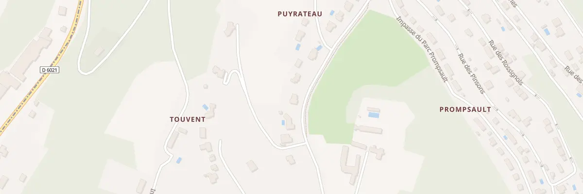 Plan du 50 Rue de Prompsault à Sanilhac
