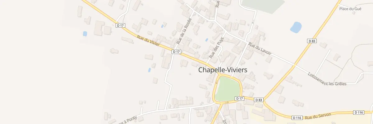 Plan du 7 Rue du Vivier à Chapelle-Viviers