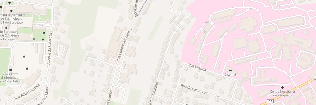 Plan du 107 Rue des Remparts à Périgueux