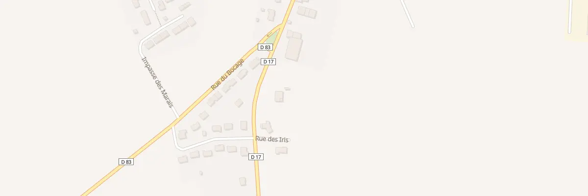 Plan du 1 Rue des Iris à Chapelle-Viviers