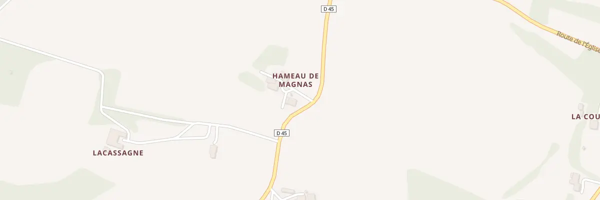 Plan du 5025 Hameau de Magnas à Magnas