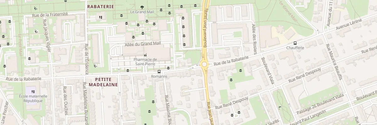 Plan du 84 Rue de la Rabaterie à Saint-Pierre-des-Corps