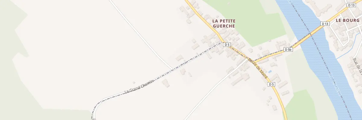 Plan du 18 La Petite Guerche à Leugny