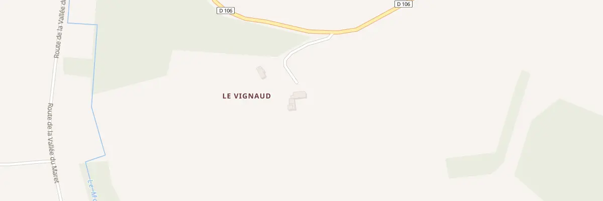 Plan du 138 Che du Vignaud à Agonac