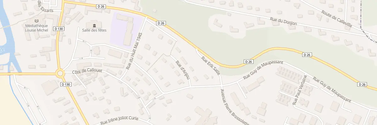 Plan du 6 Rue d’Anjou à Brionne
