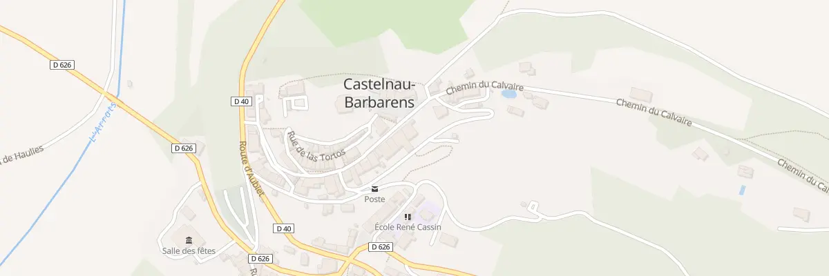 Plan du 1 Rue Longuebrune d’Astarac à Castelnau-Barbarens