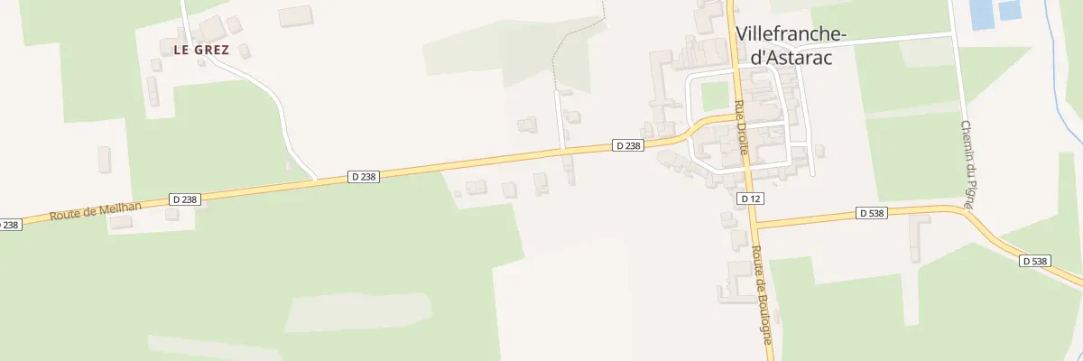 Plan du 5038 Le Village à Villefranche-d’Astarac