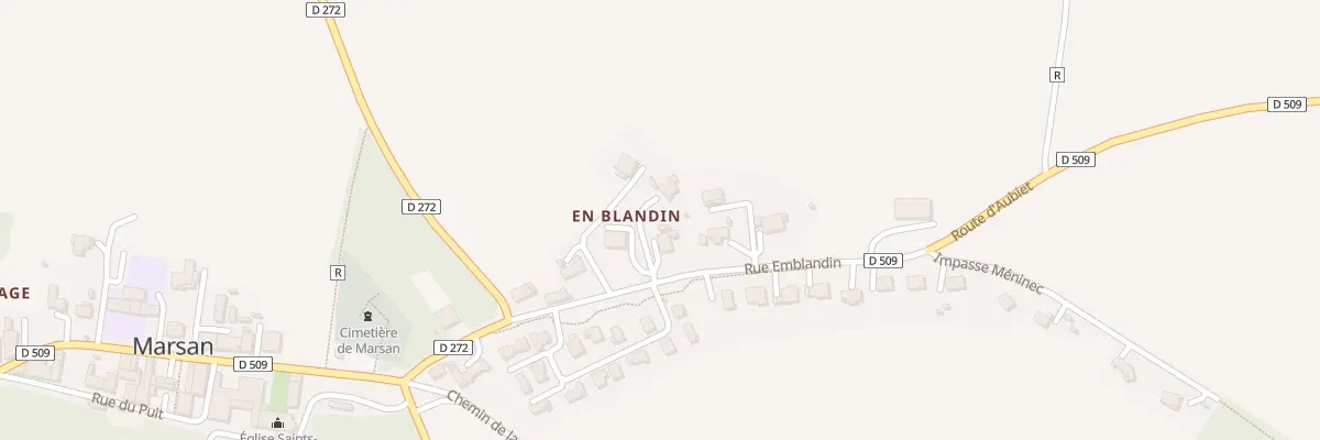 Plan du 211 Rue Emblandin à Marsan