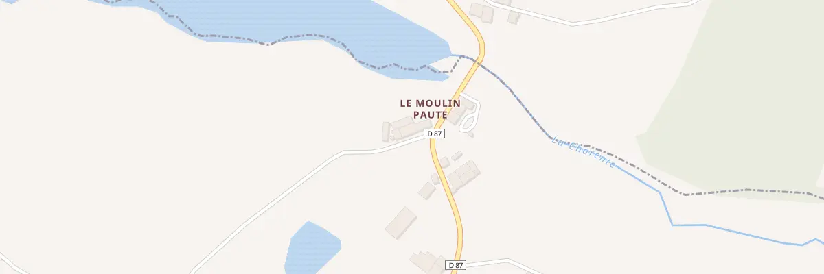 Plan du 5163 Le Moulin Paute à Videix