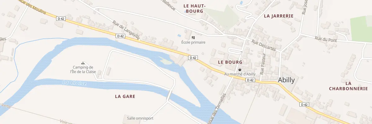 Plan du 5 Rue des Moulins à Abilly