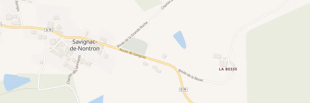 Plan du 1593 Rte de Savignac à Savignac-de-Nontron