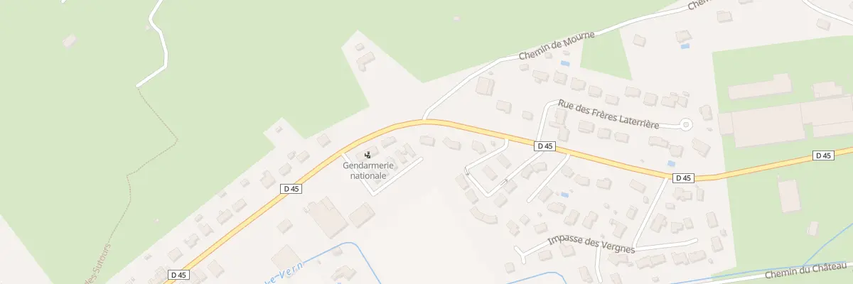 Plan du 44 Rte du Marché de la Fraise à Vergt
