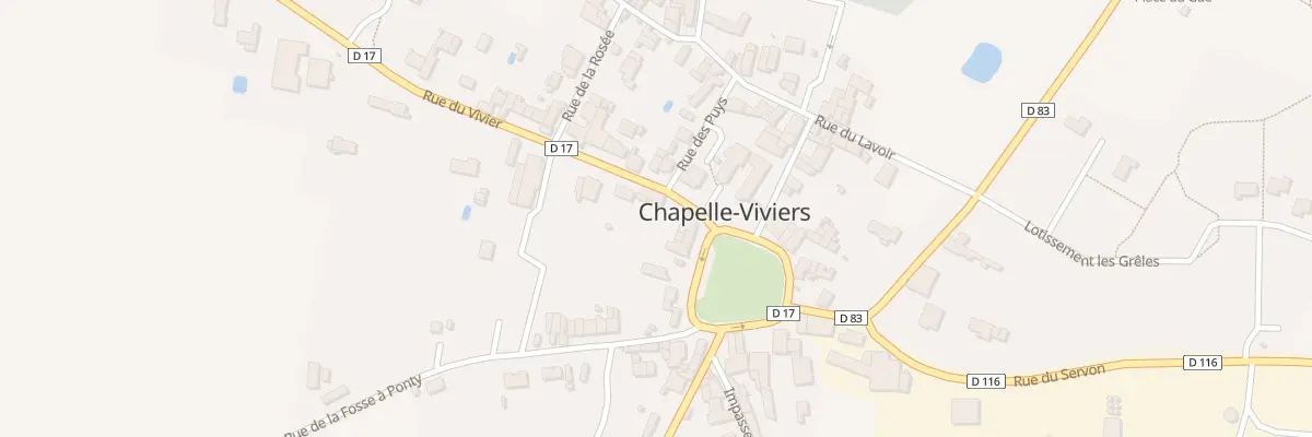 Plan du 3 Rue du Vivier à Chapelle-Viviers