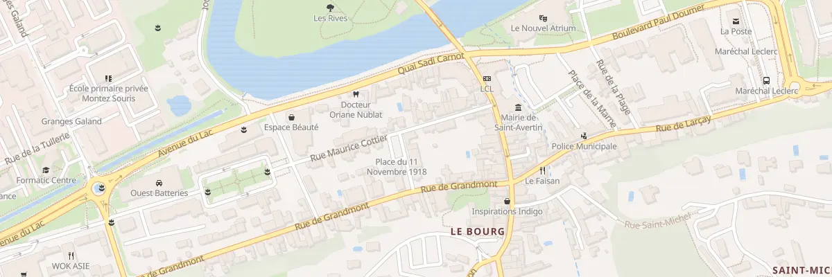Plan du 8 Rue Maurice Cottier à Saint-Avertin