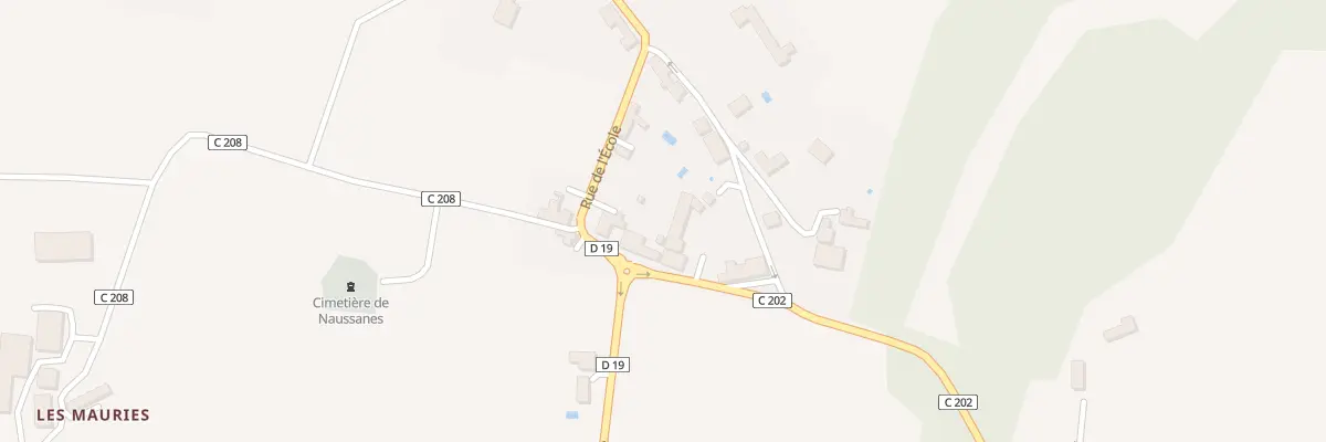 Plan du 35 Le Bourg à Naussannes